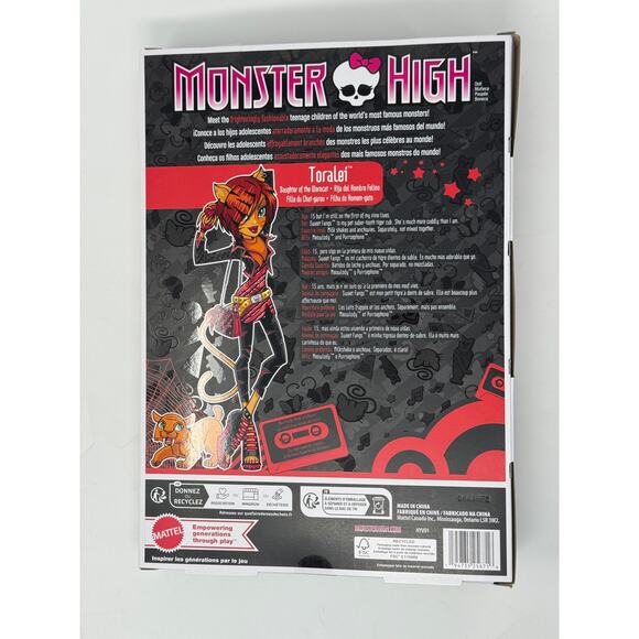 2025 Monster High Toralei Boo-riginal Creeproduction Fashion Doll NIB - Picture 2 of 6